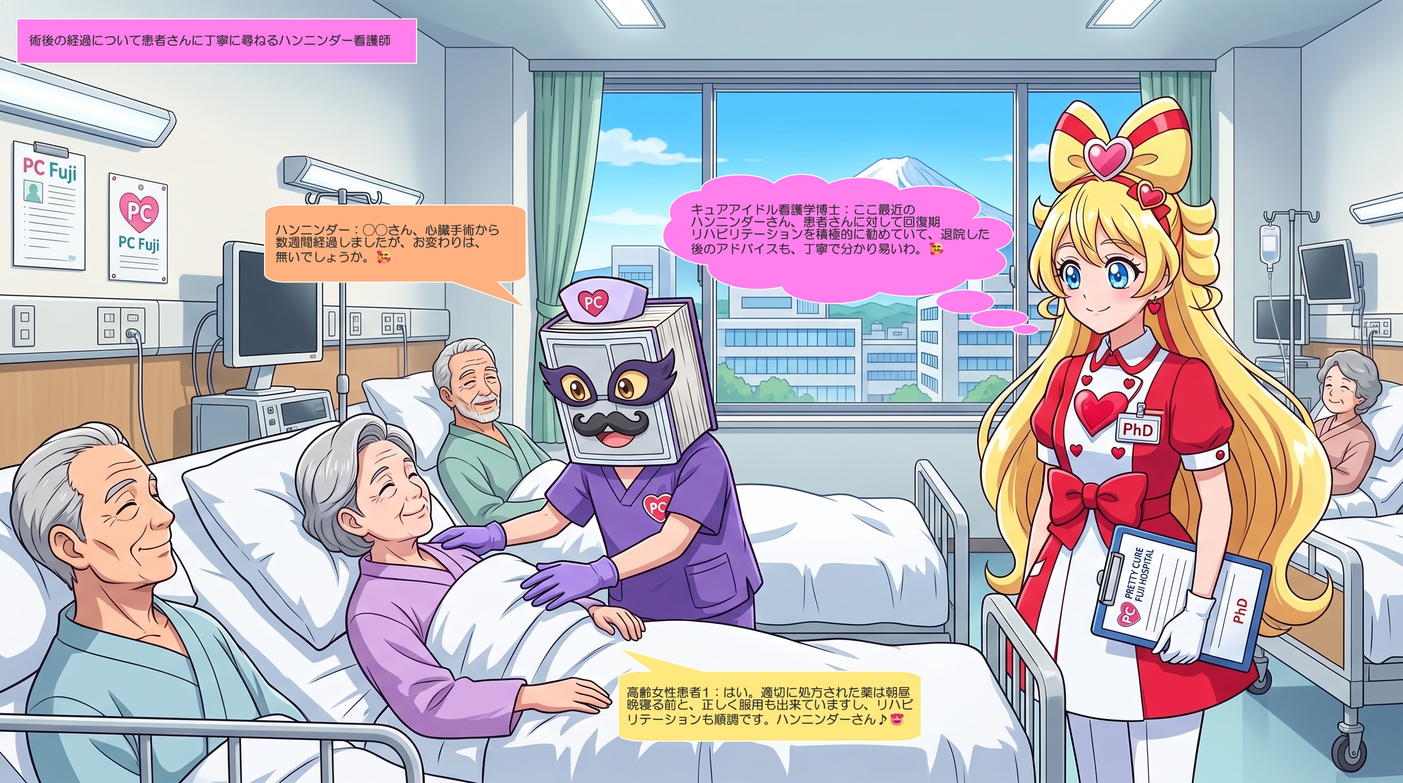 キュアアイドル看護学博士、ハンニンダーを高く評価する