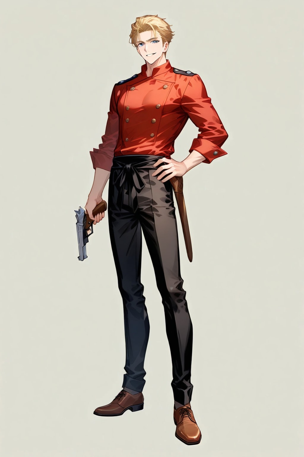 ピストルを持ったシェフ | の人気AIイラスト・グラビア