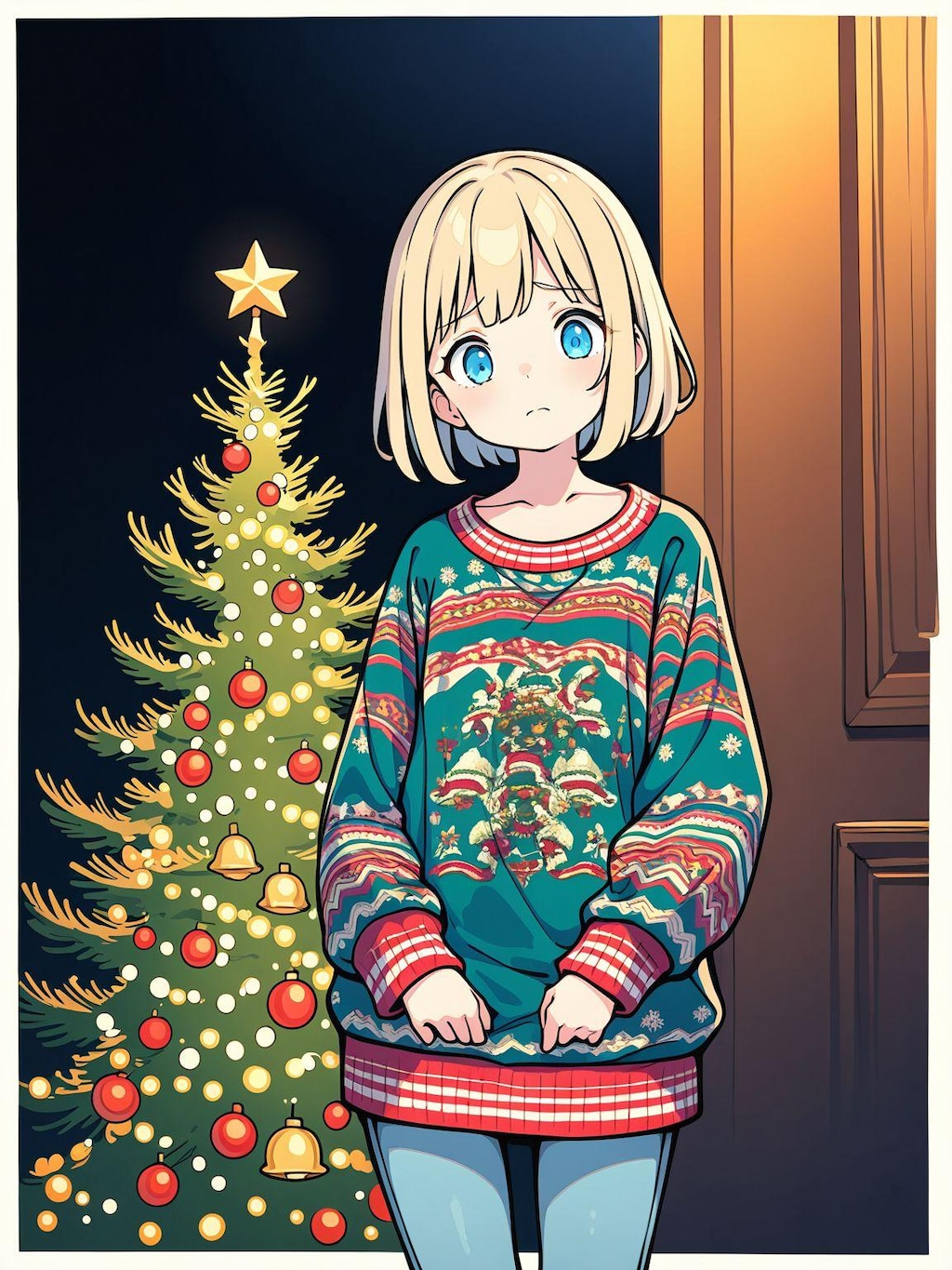 ふらっとちぇすたーず！　のアグリークリスマスセーター選手権