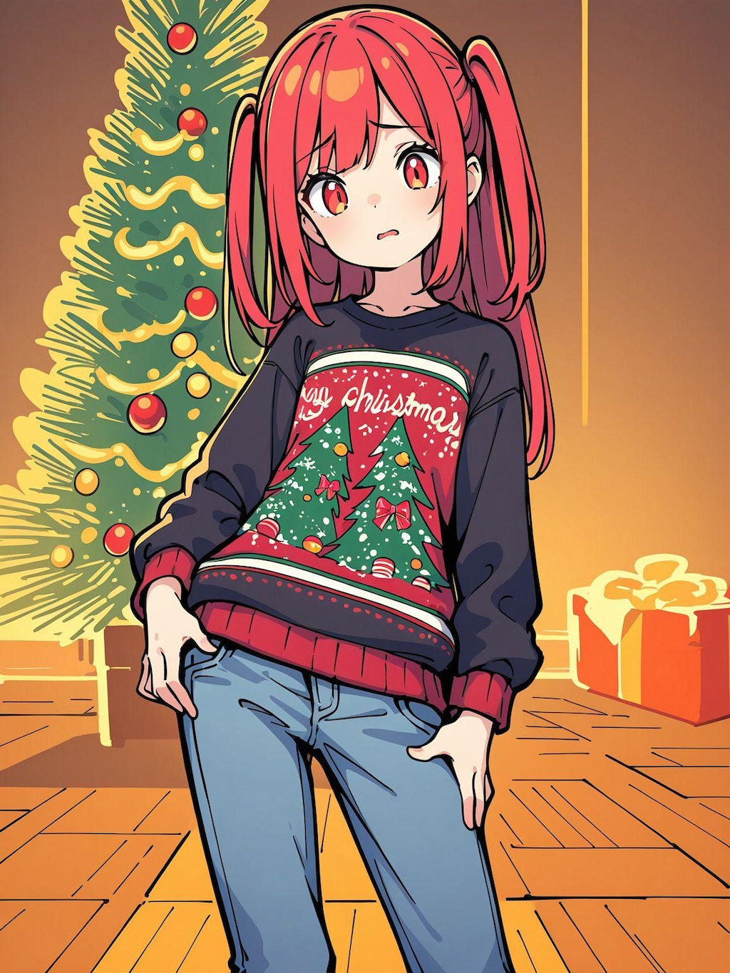 ふらっとちぇすたーず！　のアグリークリスマスセーター選手権