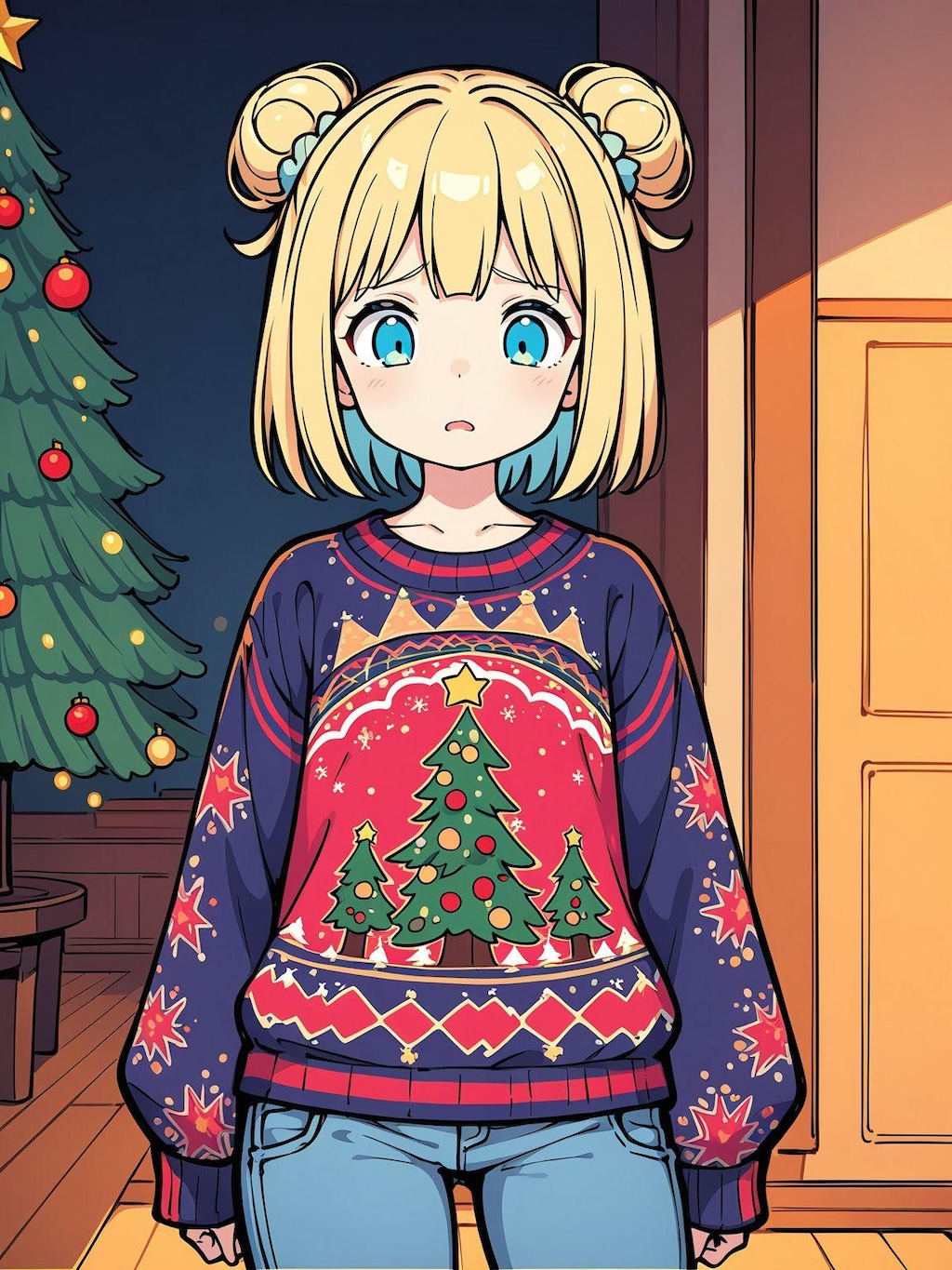 ふらっとちぇすたーず！　のアグリークリスマスセーター選手権