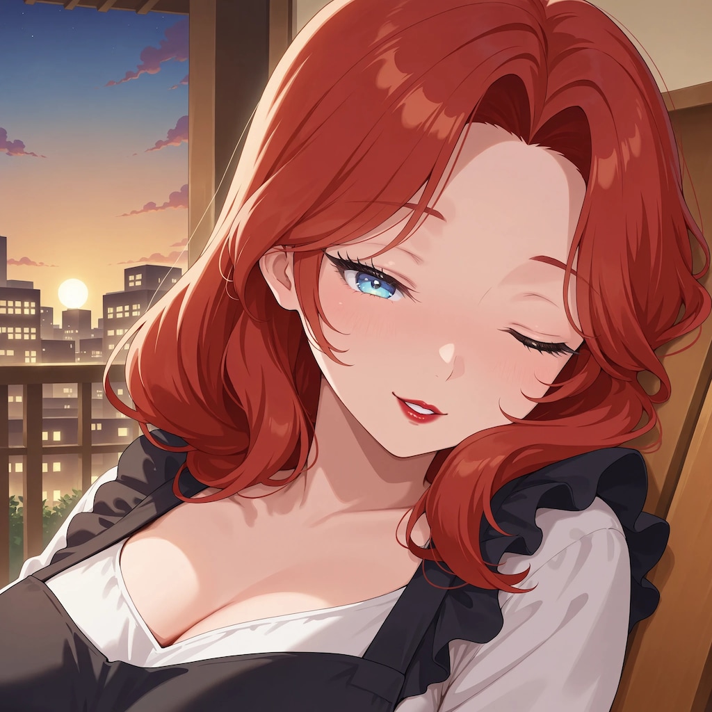 酔い潰れちゃったフリからかいバーメイド