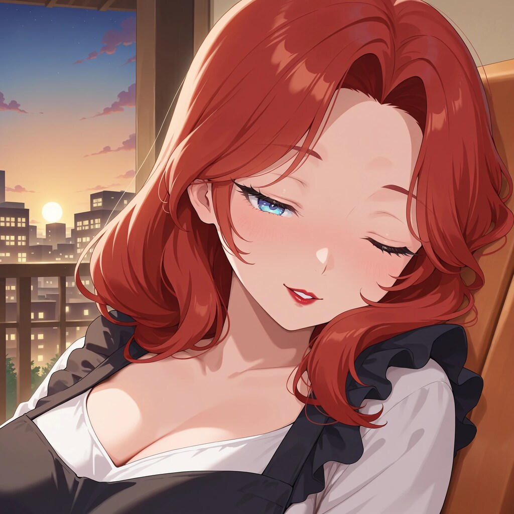 酔い潰れちゃったフリからかいバーメイド