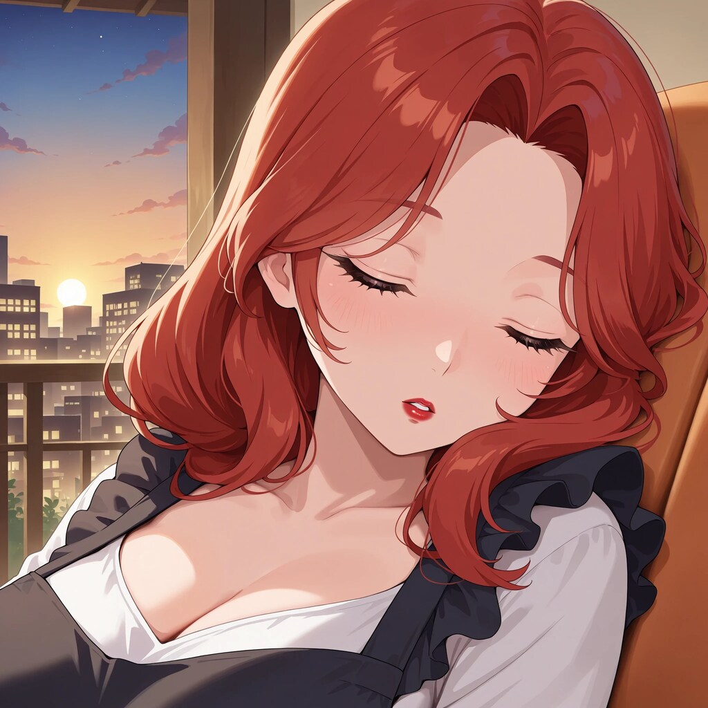 酔い潰れちゃったフリからかいバーメイド