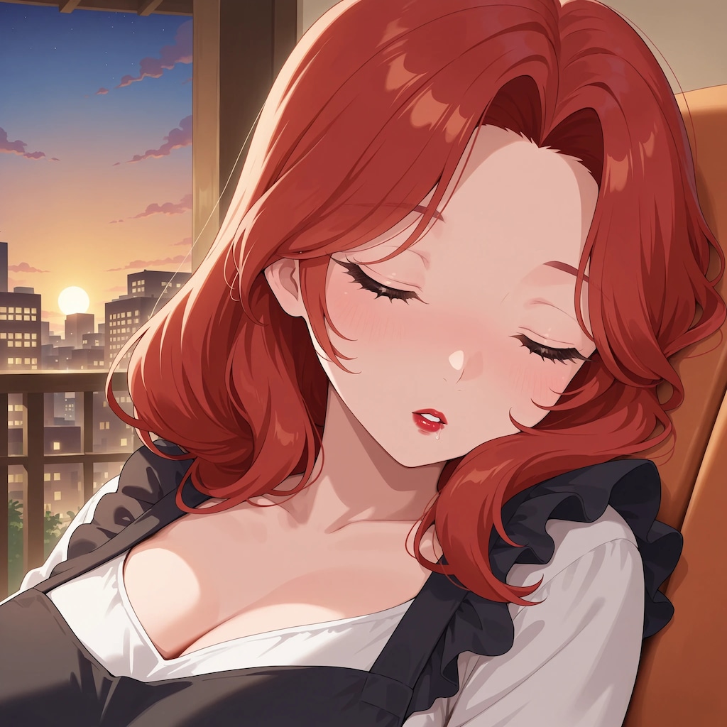 酔い潰れちゃったフリからかいバーメイド