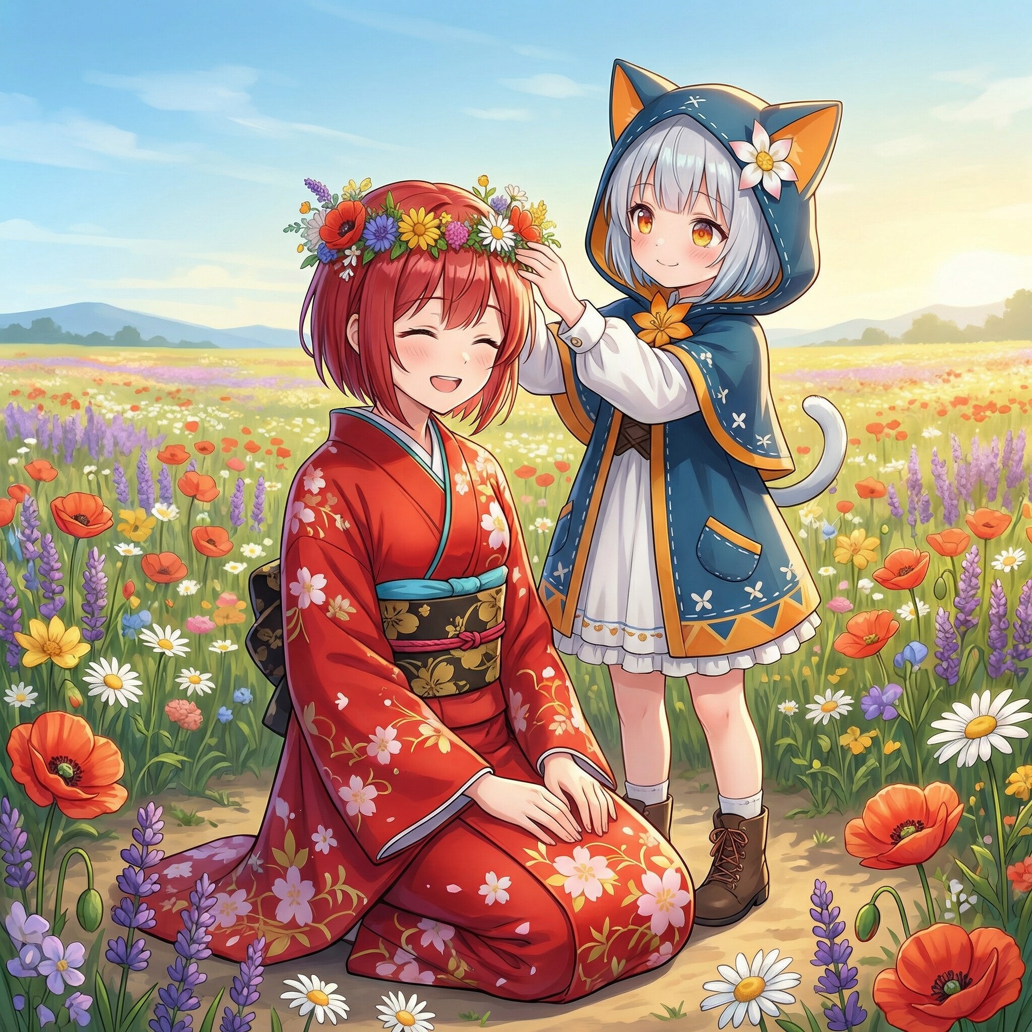 胡蝶ちゃんとフロル | の人気AIイラスト・グラビア