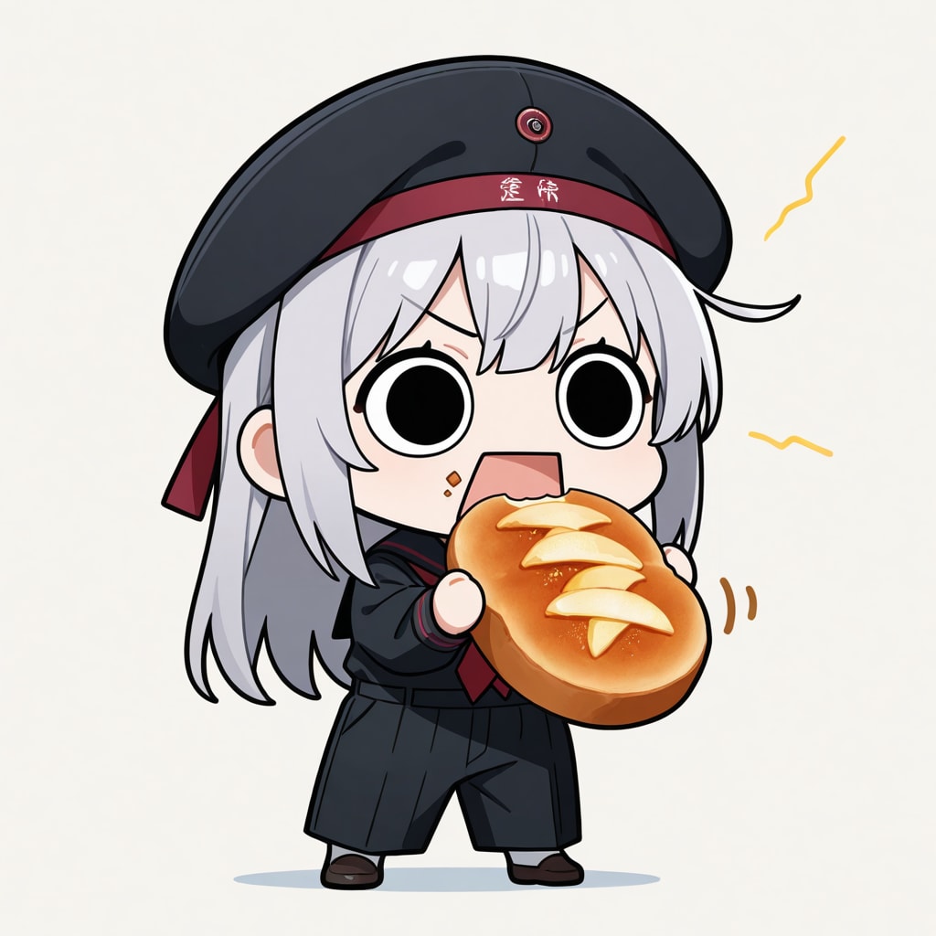 パンの記念日にパンを頂くえらいこっちゃ嬢