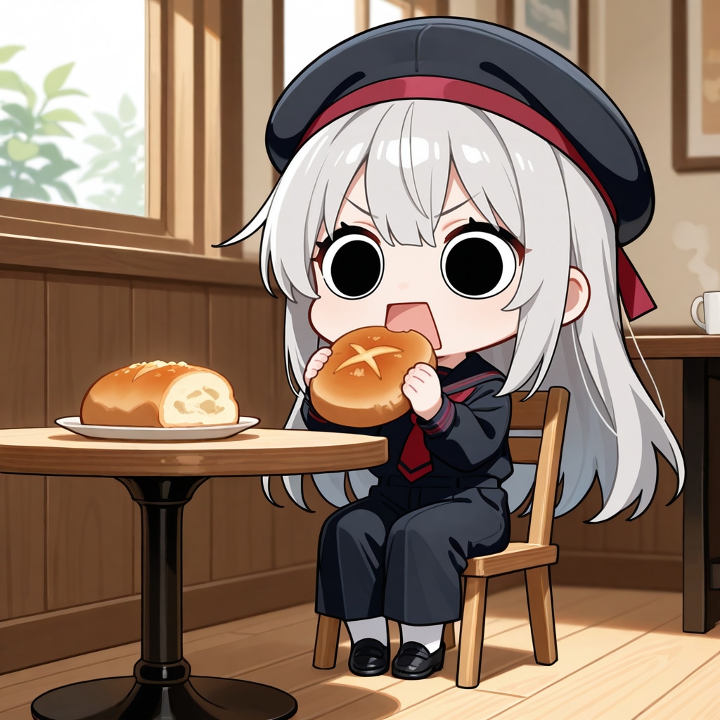 パンの記念日にパンを頂くえらいこっちゃ嬢