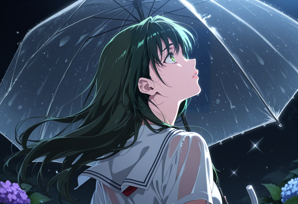 雨は近く心は遠く