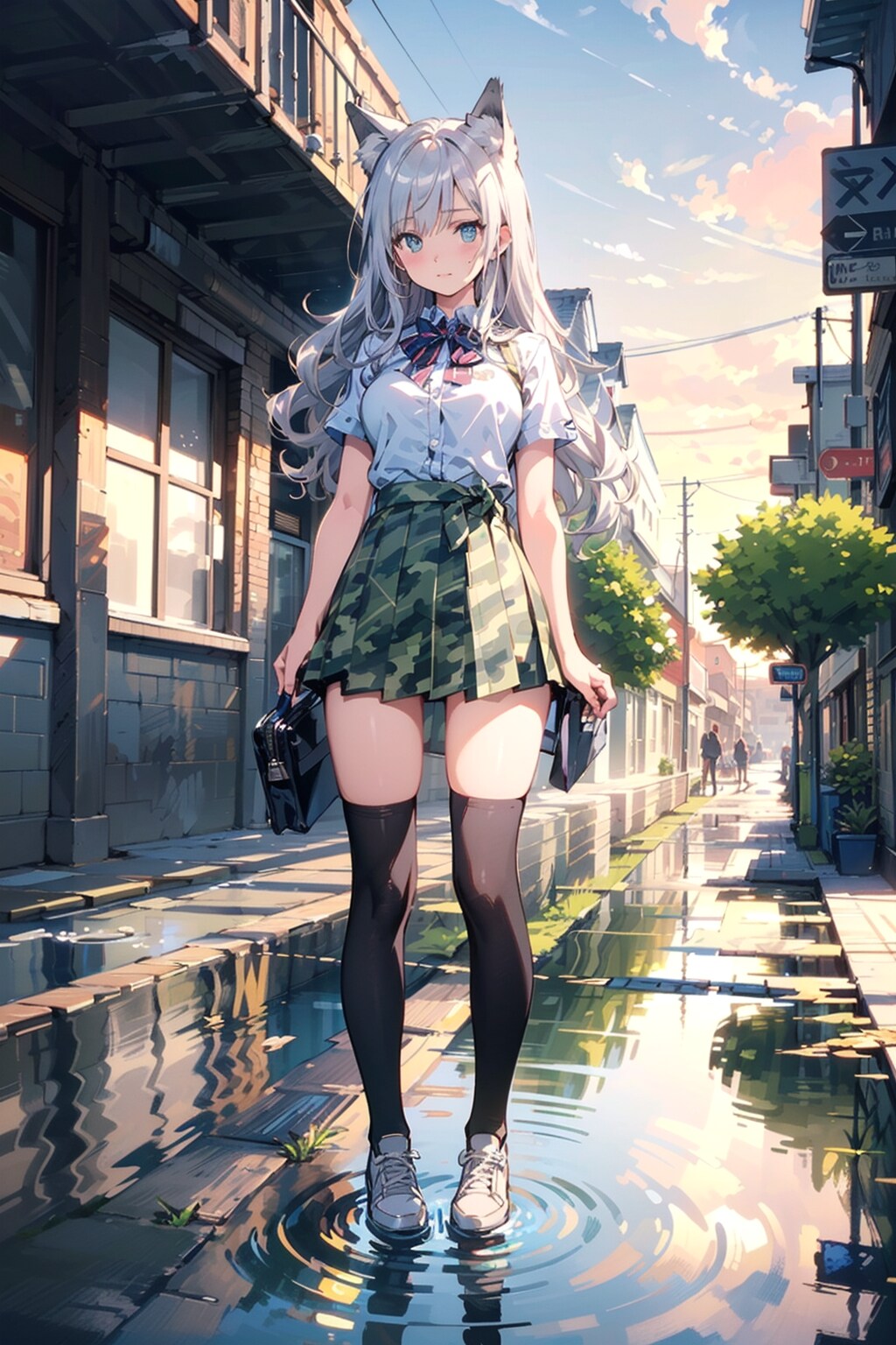 なんか⋯すごい雨だったね🐺💦