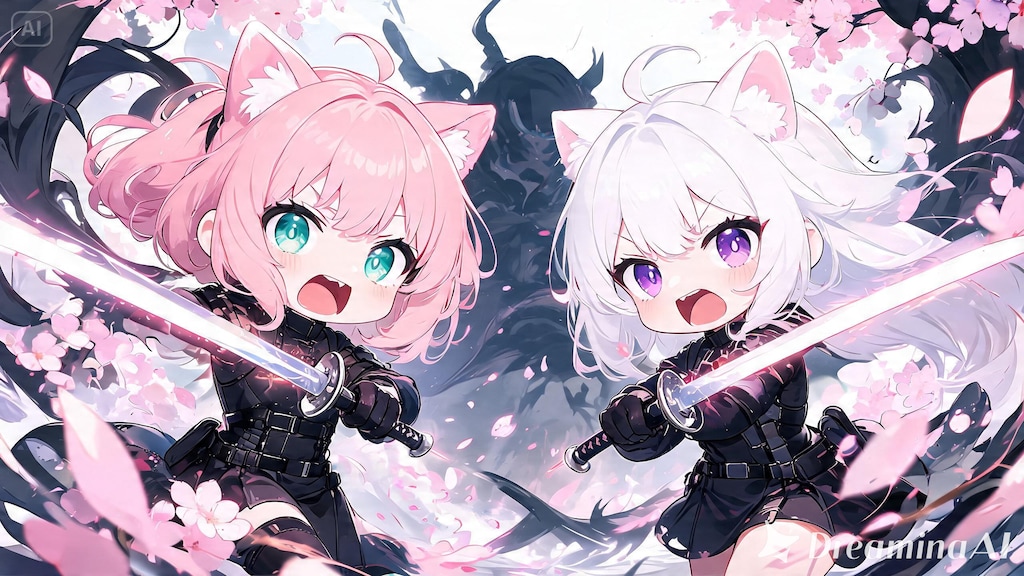 【#刀と黒服】で【#必殺技】１