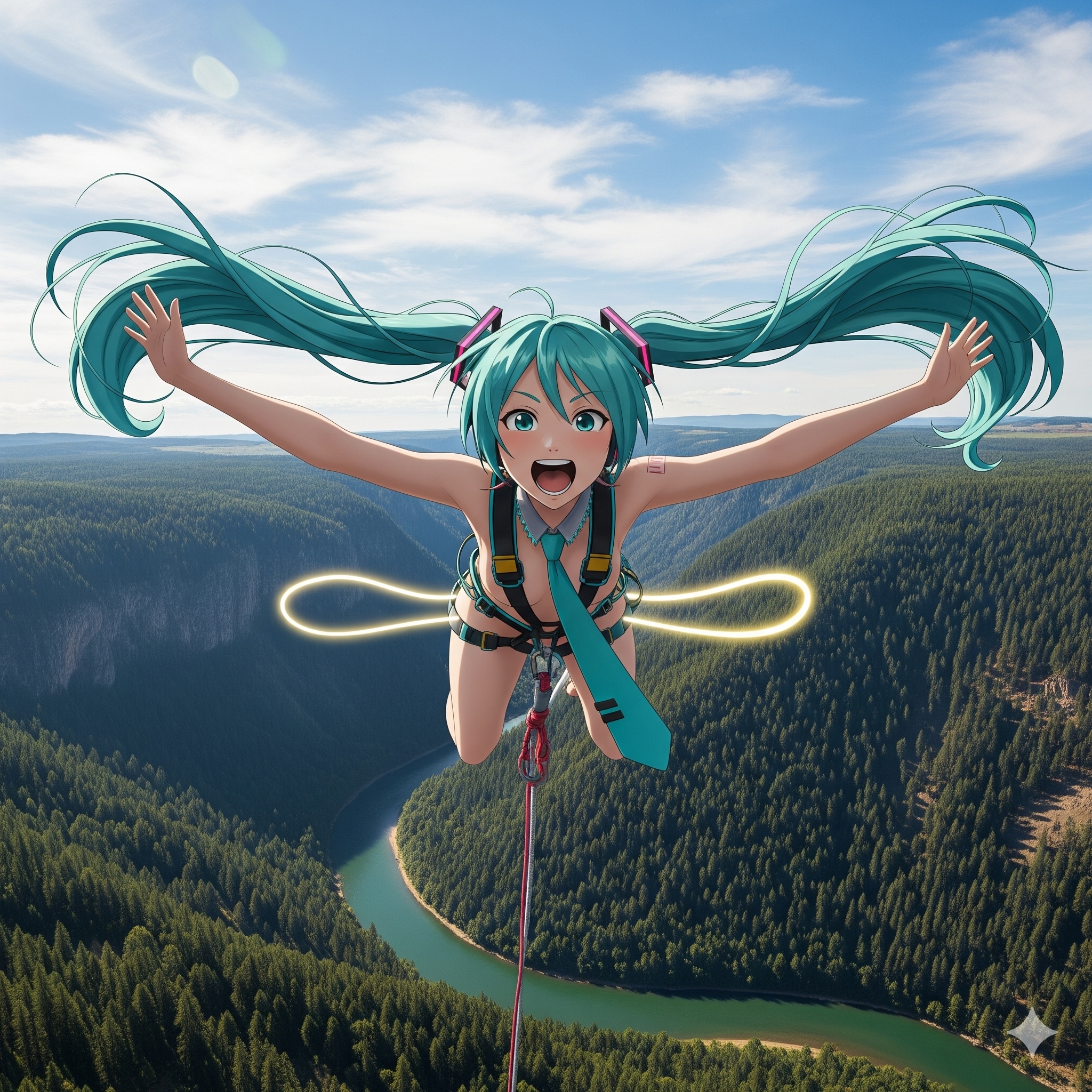 ミクさん バンジージャンプ