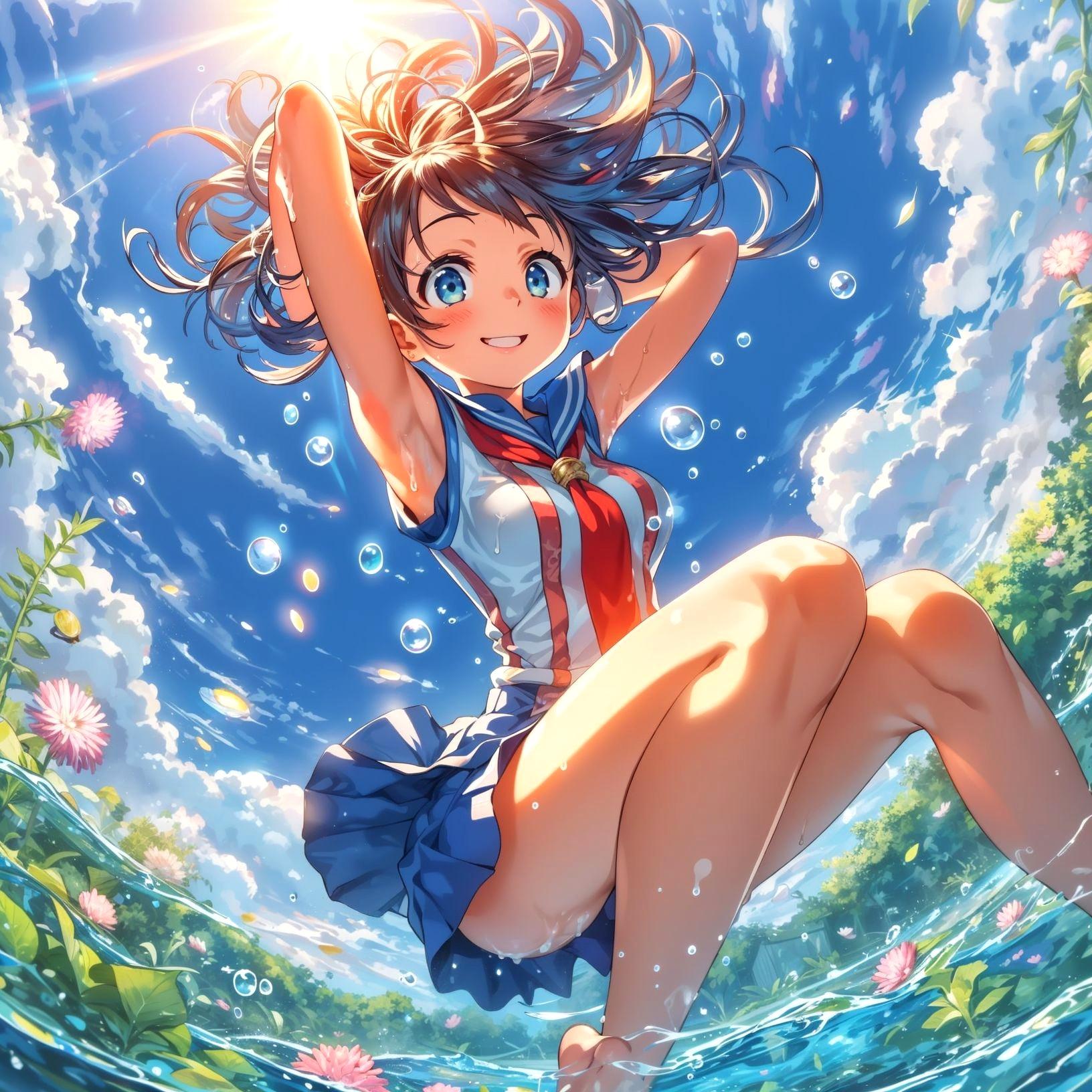 水腋隠手