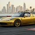 ゴールドテスラロードスター 3枚目
