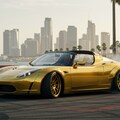 ゴールドテスラロードスター 2枚目