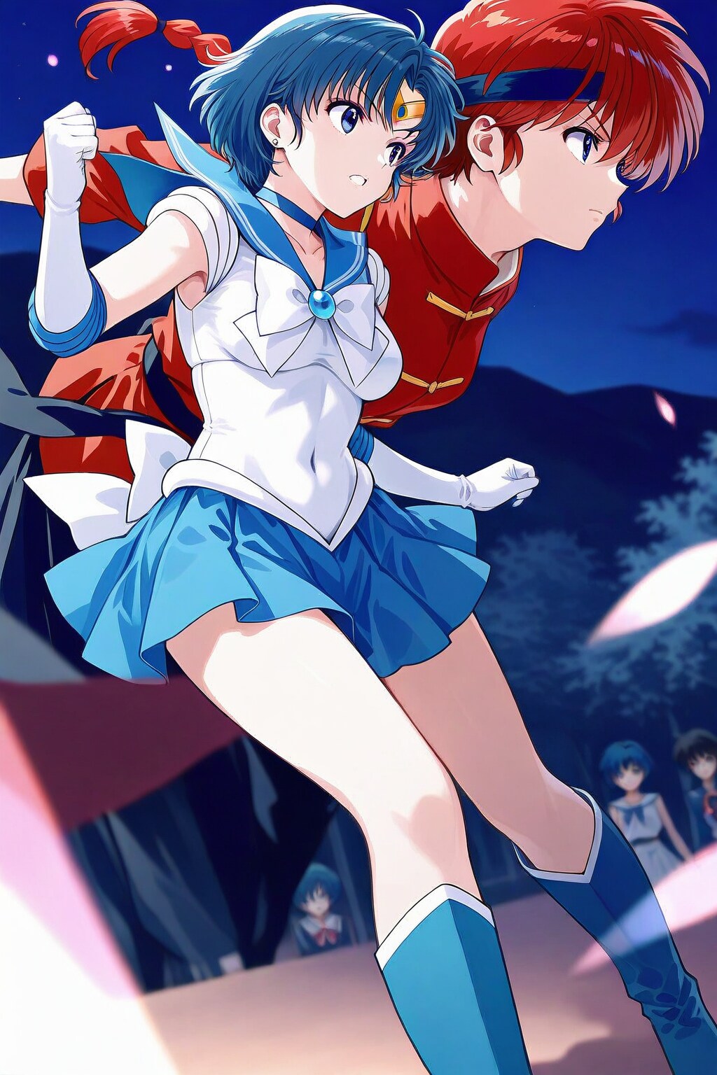 マーキュリーと生身のらんま