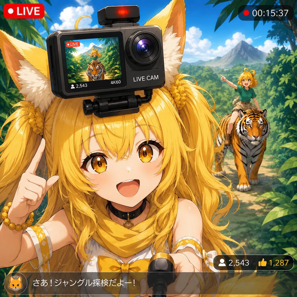 (うちの子縛り)62.「ら」→「ライブカメラ」 ミラ