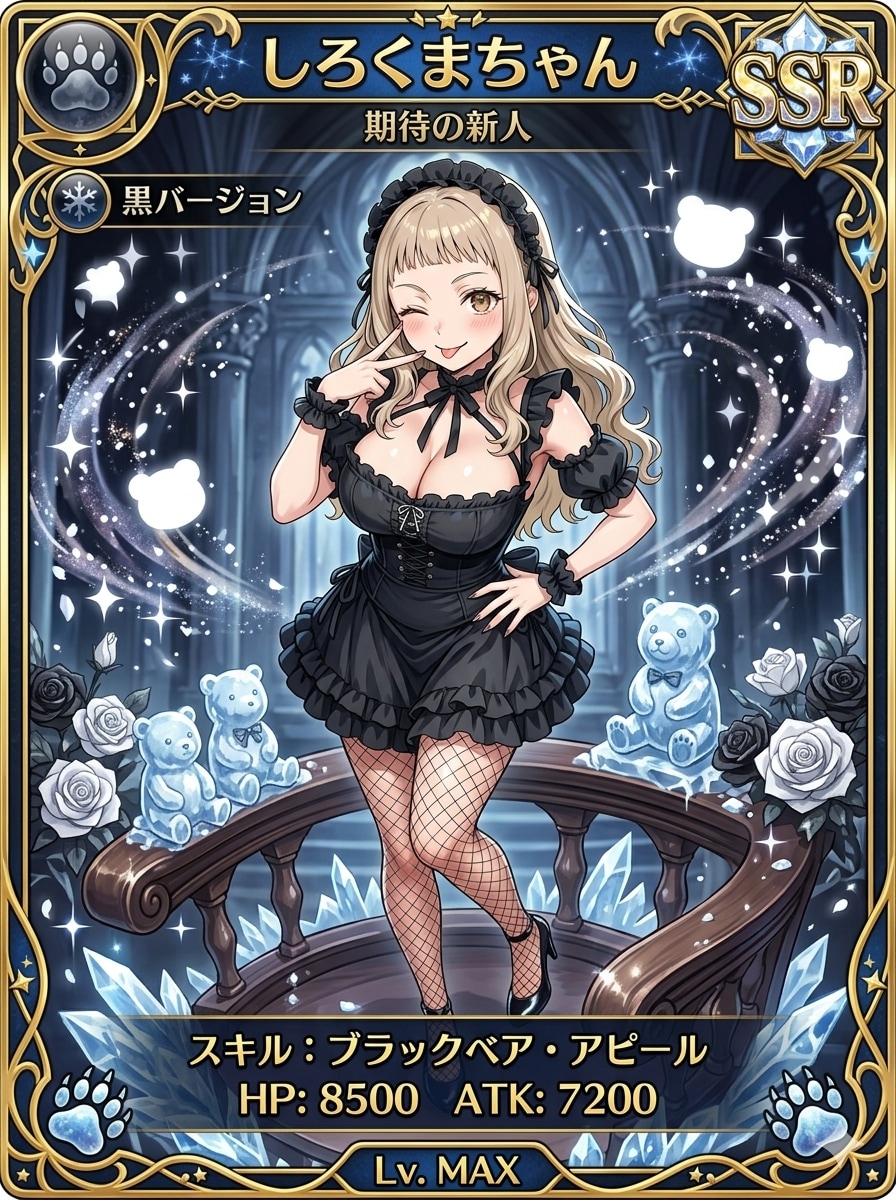 黒・しろくまちゃん | の人気AIイラスト・グラビア