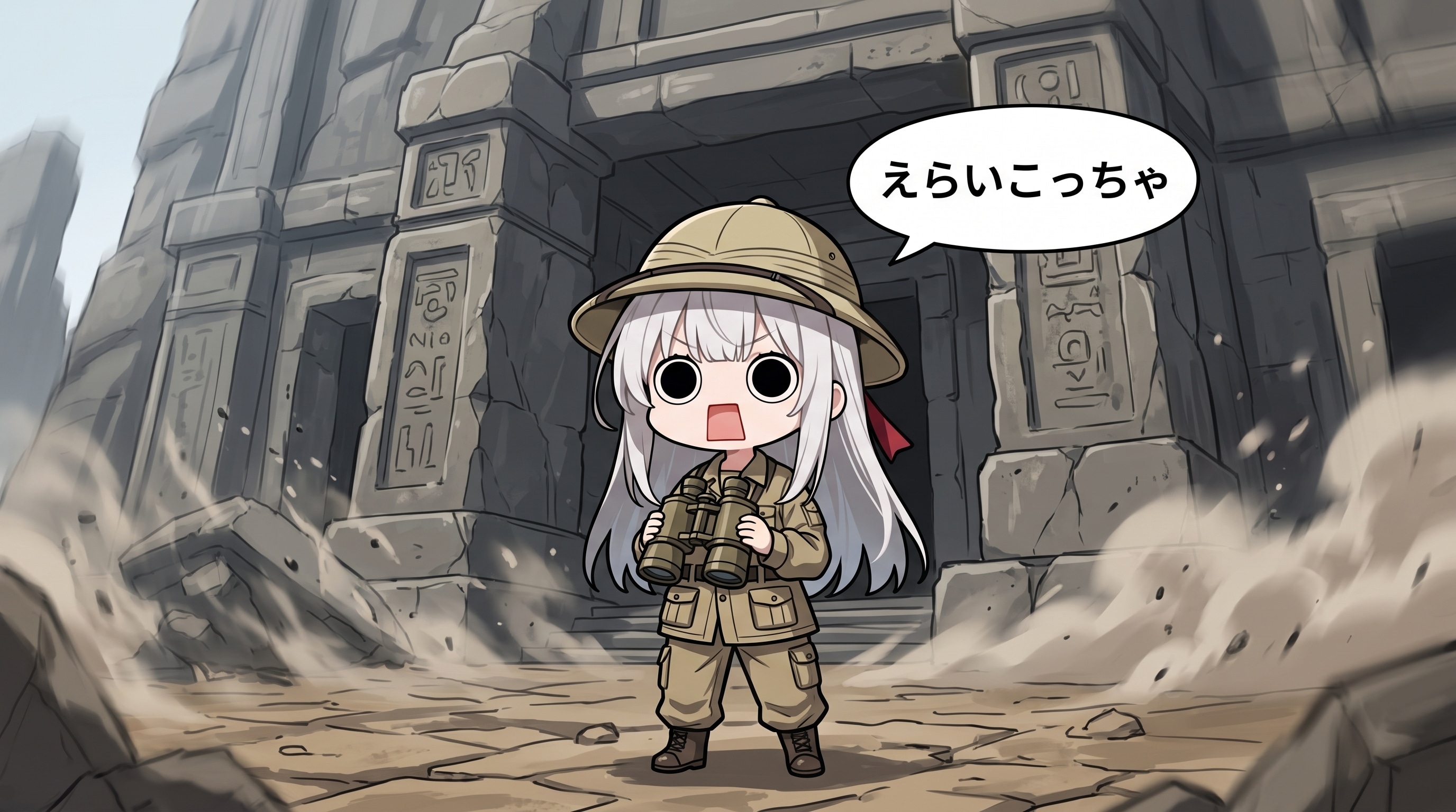 遺跡探索えらいこっちゃ嬢 | の人気AIイラスト・グラビア