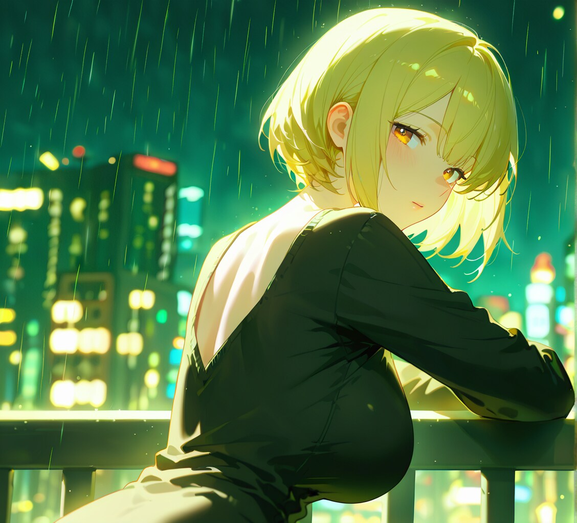 咲｜夜の雨☔