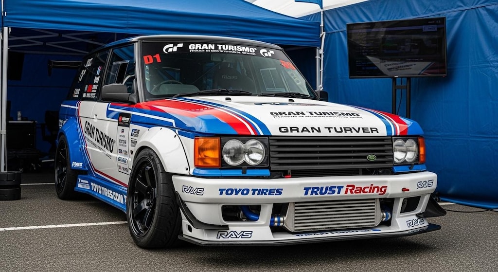 トーヨータイヤレンジローバーのドリ車