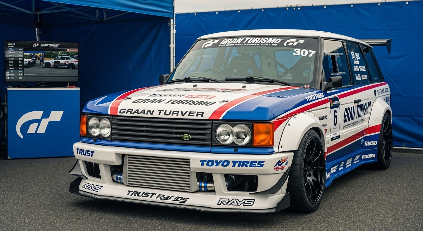 トーヨータイヤレンジローバーのドリ車 | の人気AIイラスト・グラビア