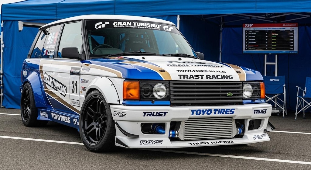 トーヨータイヤレンジローバーのドリ車