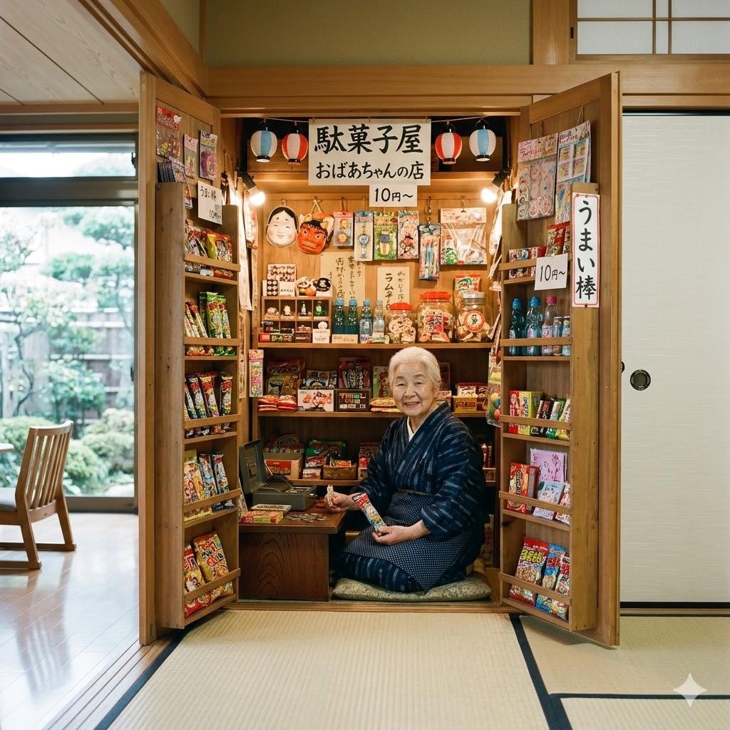 押し入れの駄菓子屋