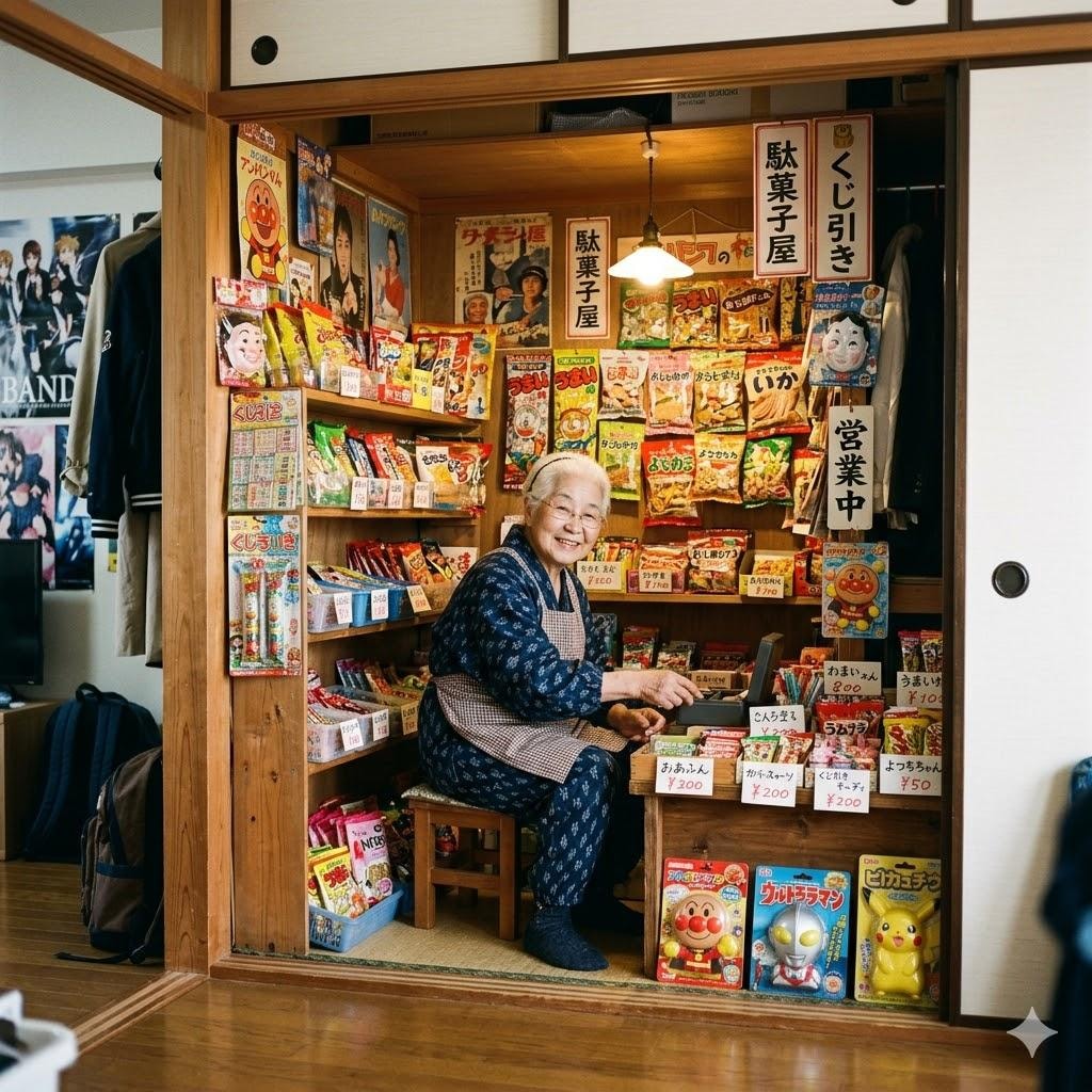 押し入れの駄菓子屋