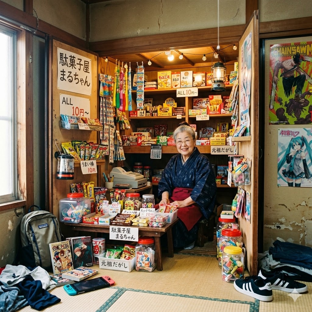 押し入れの駄菓子屋