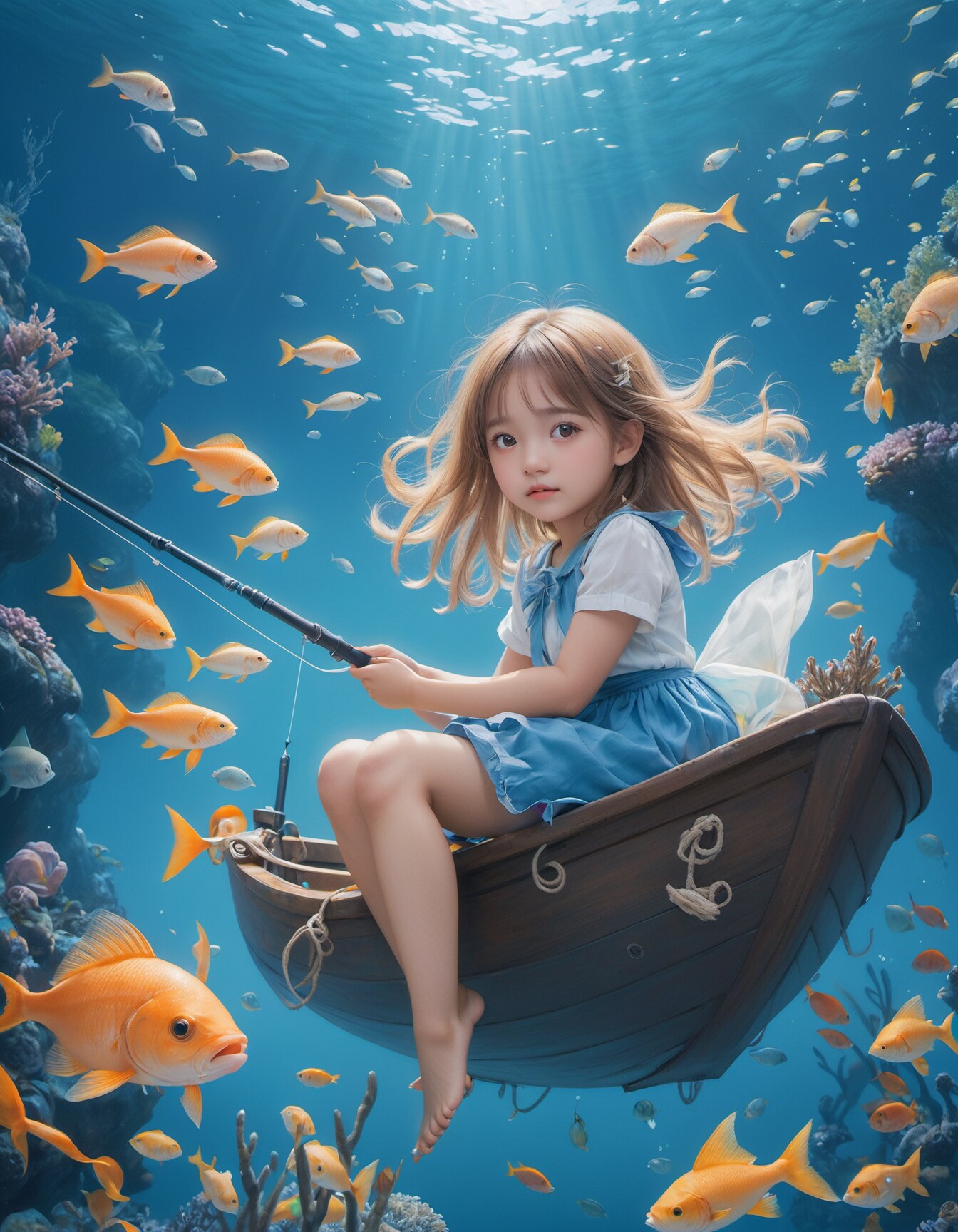 海中釣り