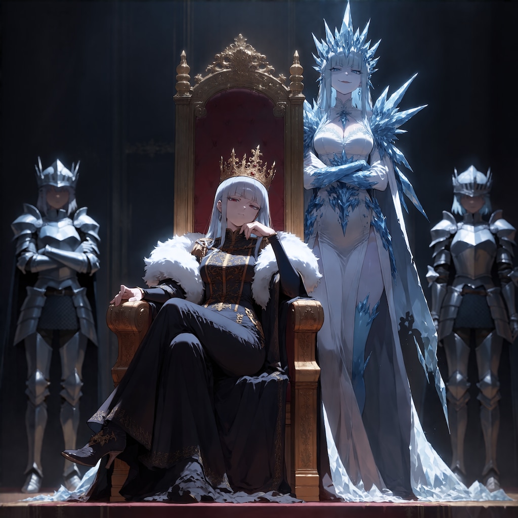 #cool girls　「凍れる女王と氷晶の守護者」