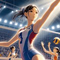 バレーボール女子2(ImageCreator) 6枚目