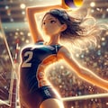 バレーボール女子2(ImageCreator) 11枚目