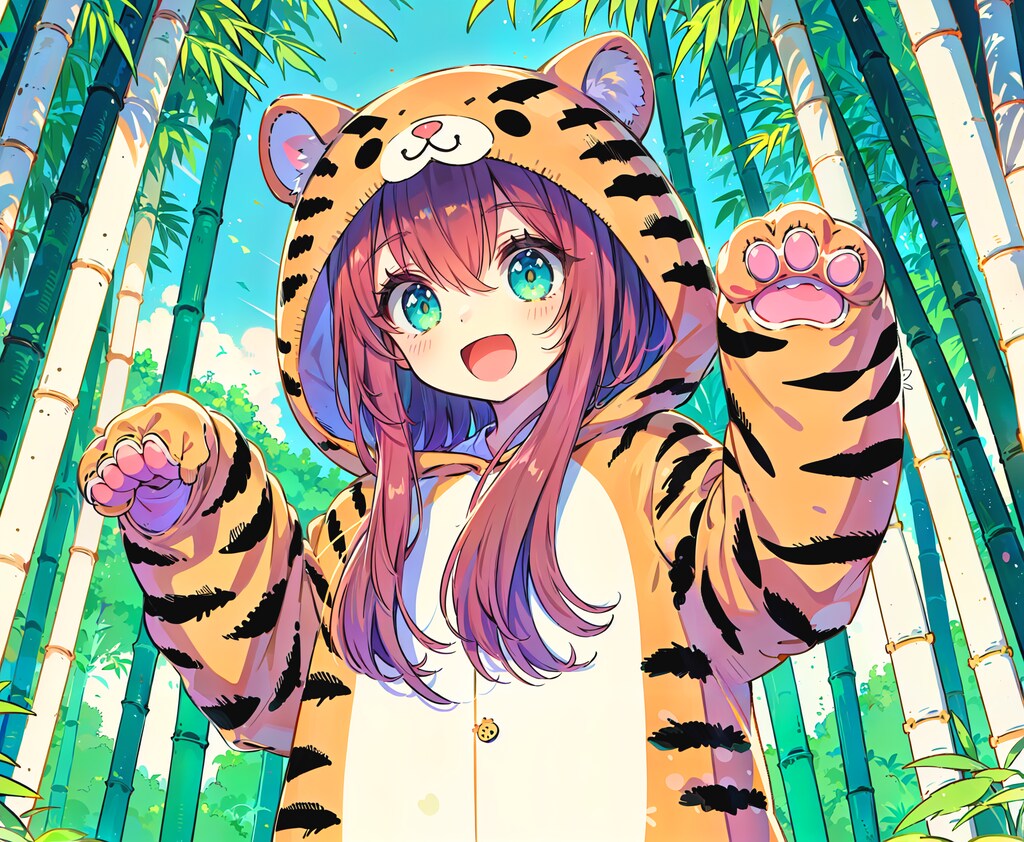 トラのきぐるみ