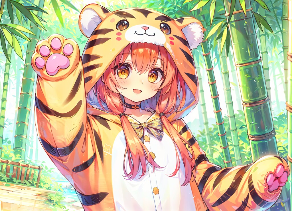 トラのきぐるみ
