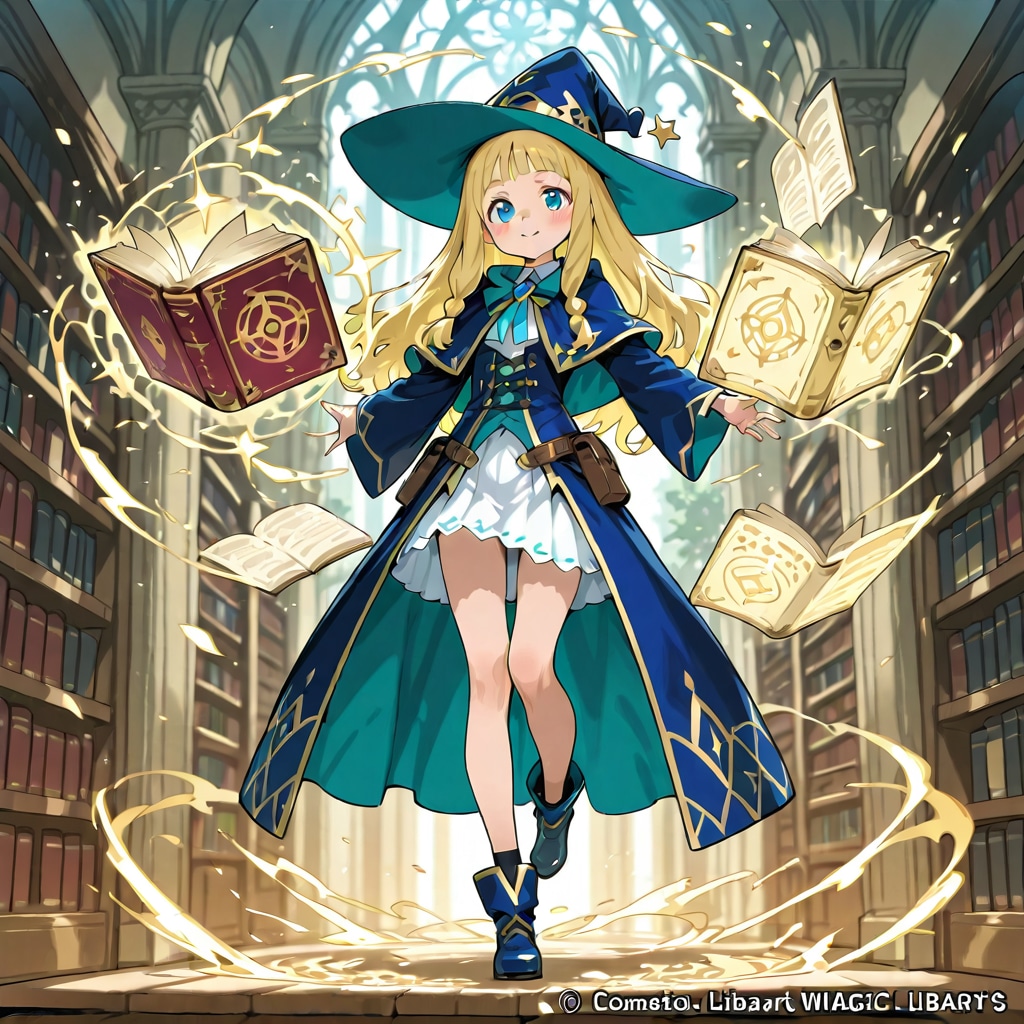 魔法学校図書館