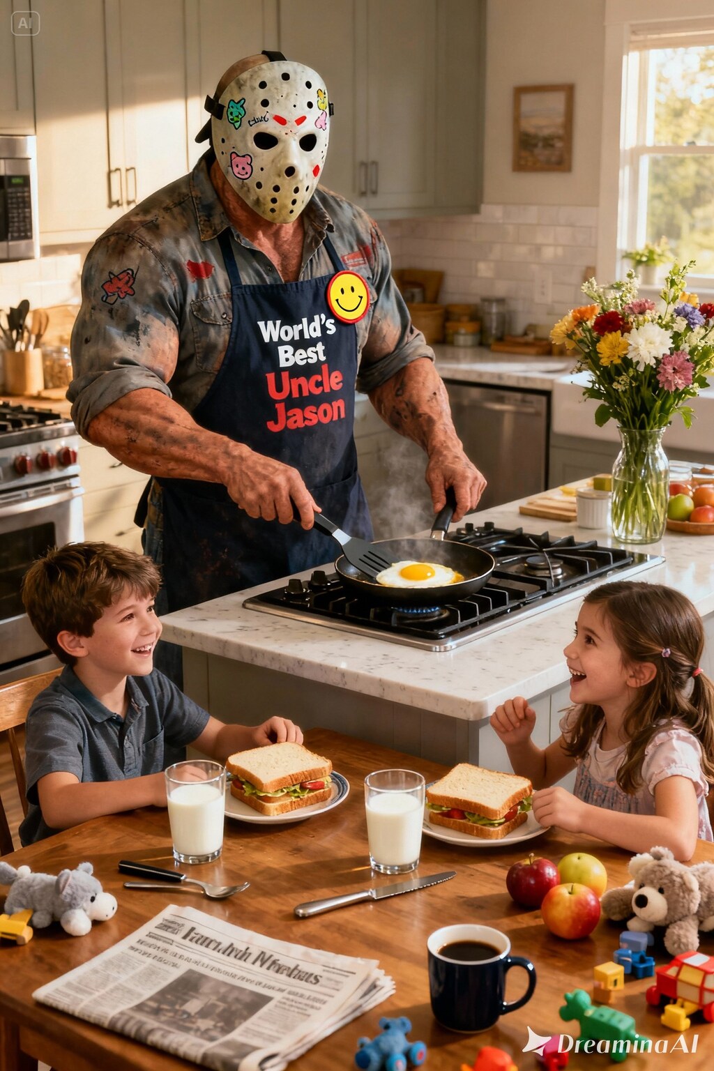 俺のサンドウィッチ食べるか？