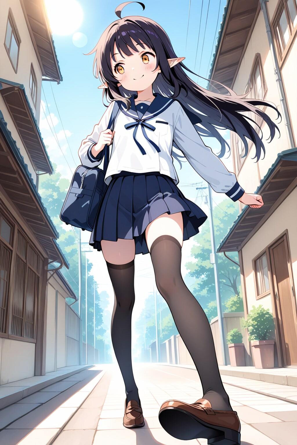黒髪エルフは女子高生！ #異世界から愛をこめて