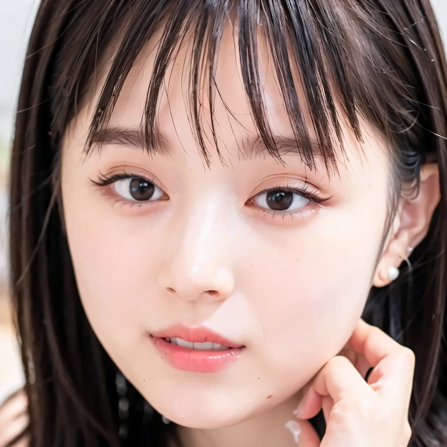 黒髪ロングの美女１４ | の人気AIイラスト・グラビア