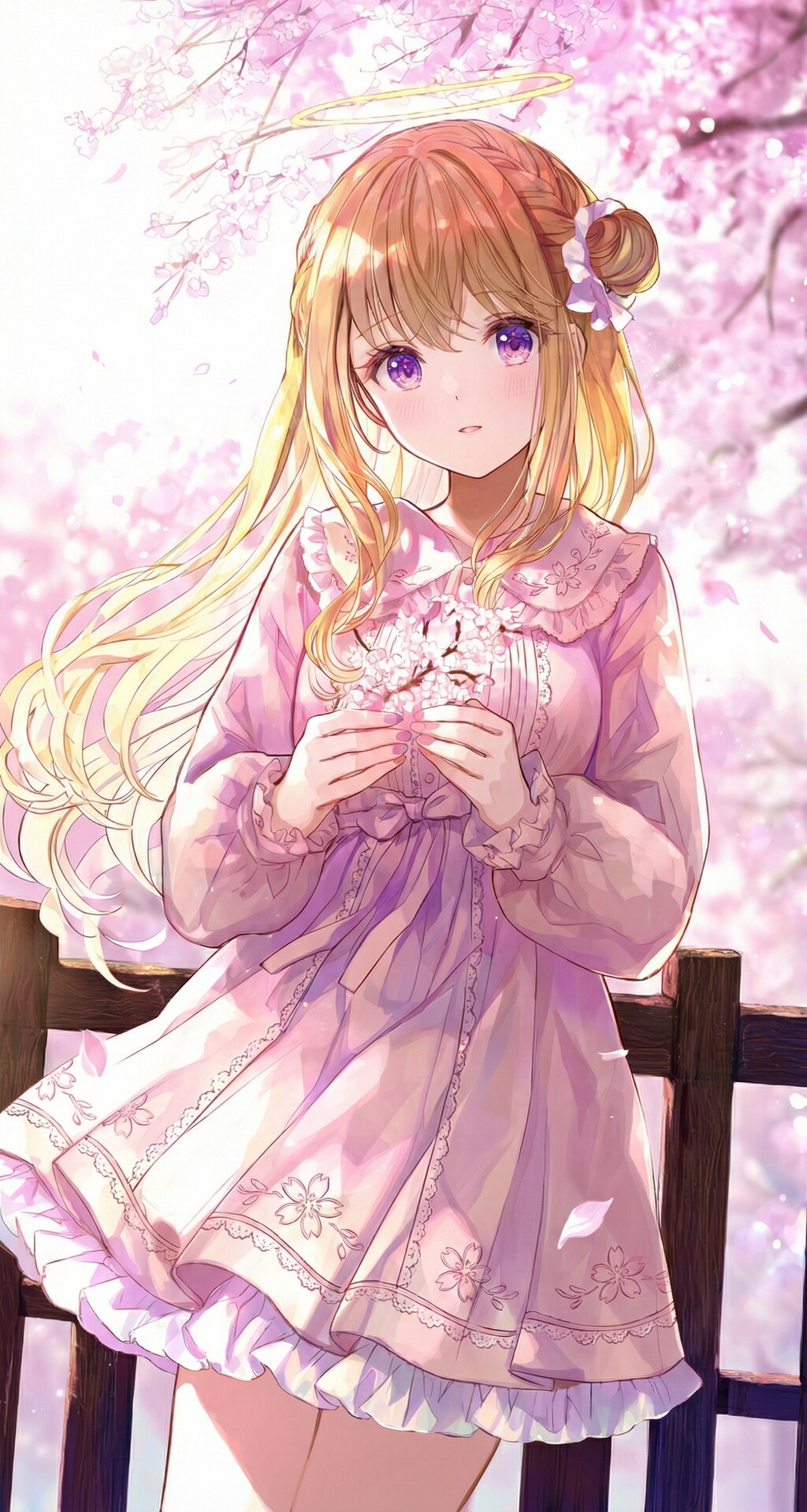 光に浴する天籟の乙女