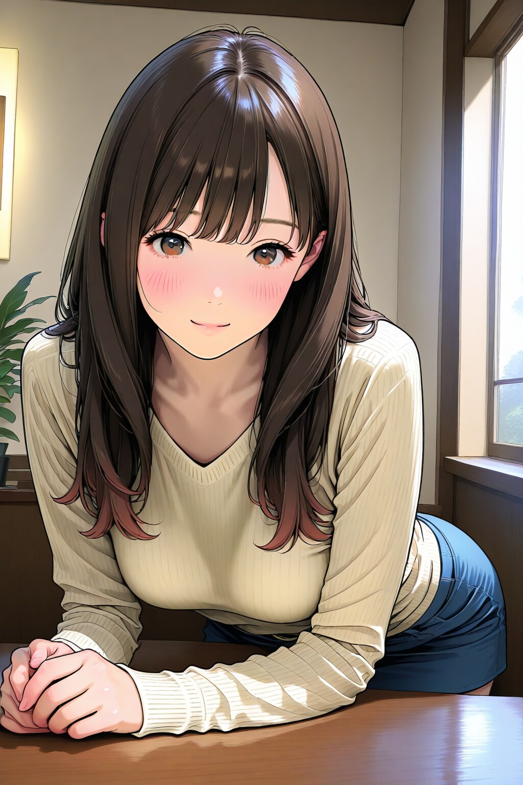 後ろからも見てみたい体勢 | の人気AIイラスト・グラビア