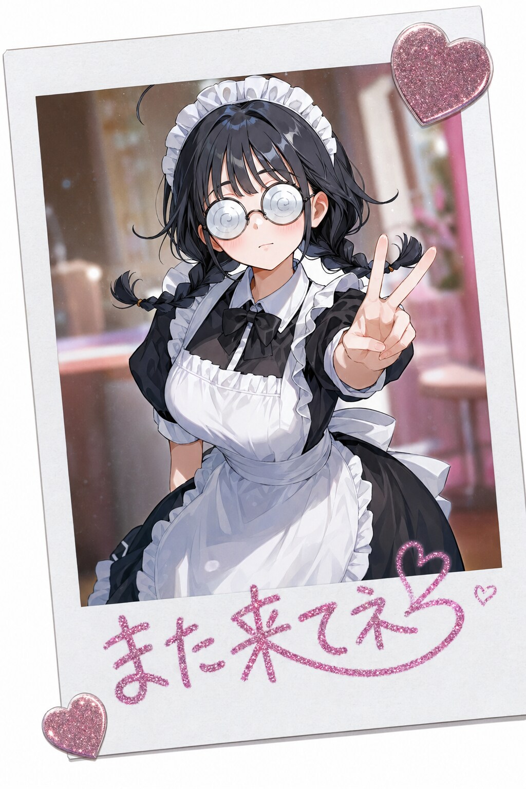 メイド服おさげちゃん