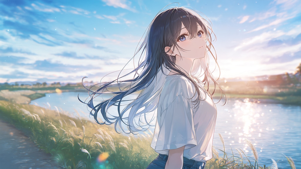 風に秋を感じて。