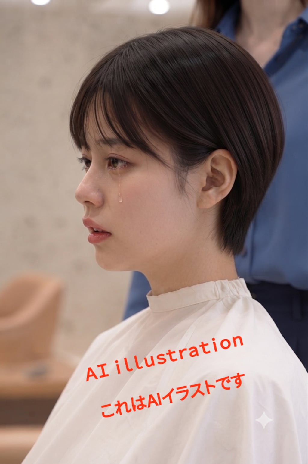 いつも笑顔だった子が、ポニーテールを解かれ── 髪の重さと、その後に始まる“初めてのバッサリ”への不安に小さく震えた… …長い髪が何十センチも落ちていく“静かで残酷な処刑”へ──