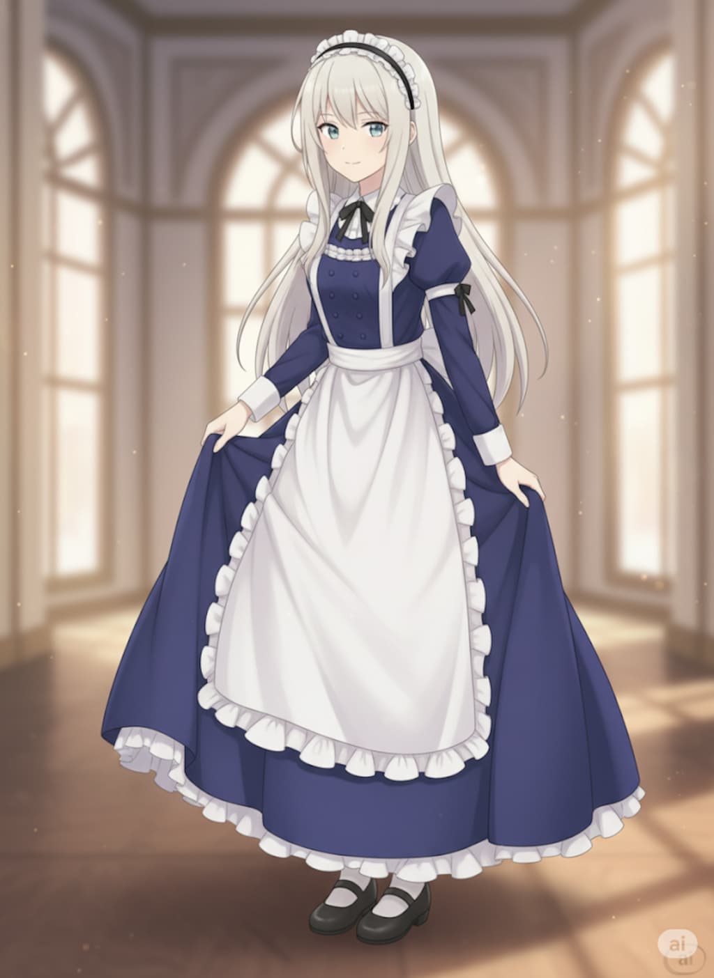 【エレナ大尉】新メイド服（ロングVer）