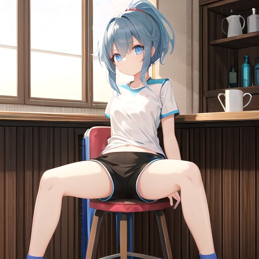 椅子に座る