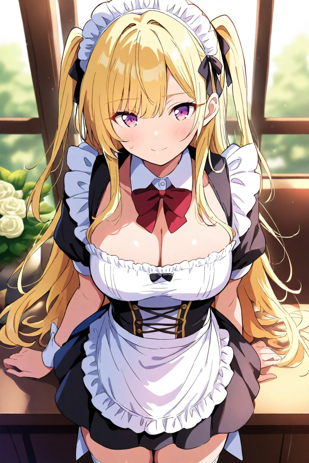 彩葉(いろは)メイドコスプレ