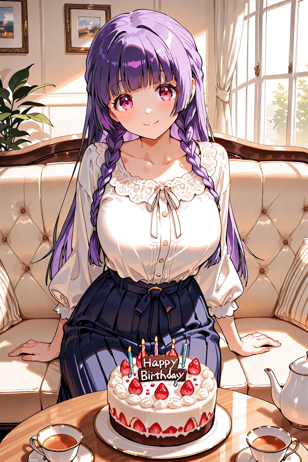 【誕生日FA】ゆうこちゃん | の人気AIイラスト・グラビア