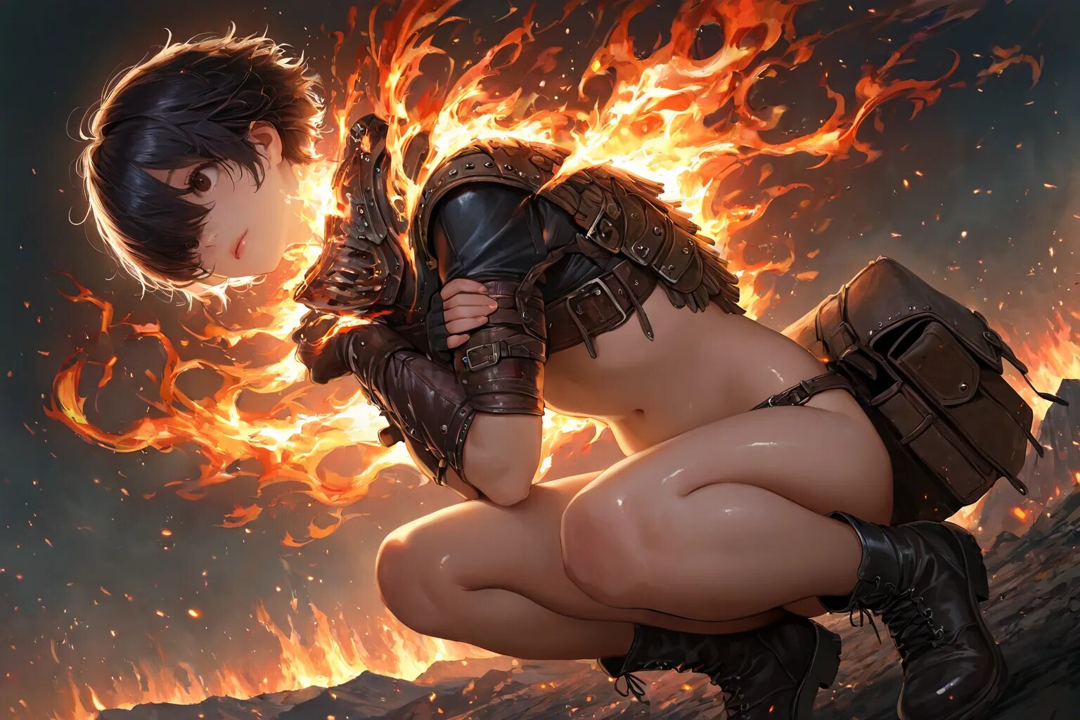 炎を抱く | の人気AIイラスト・グラビア